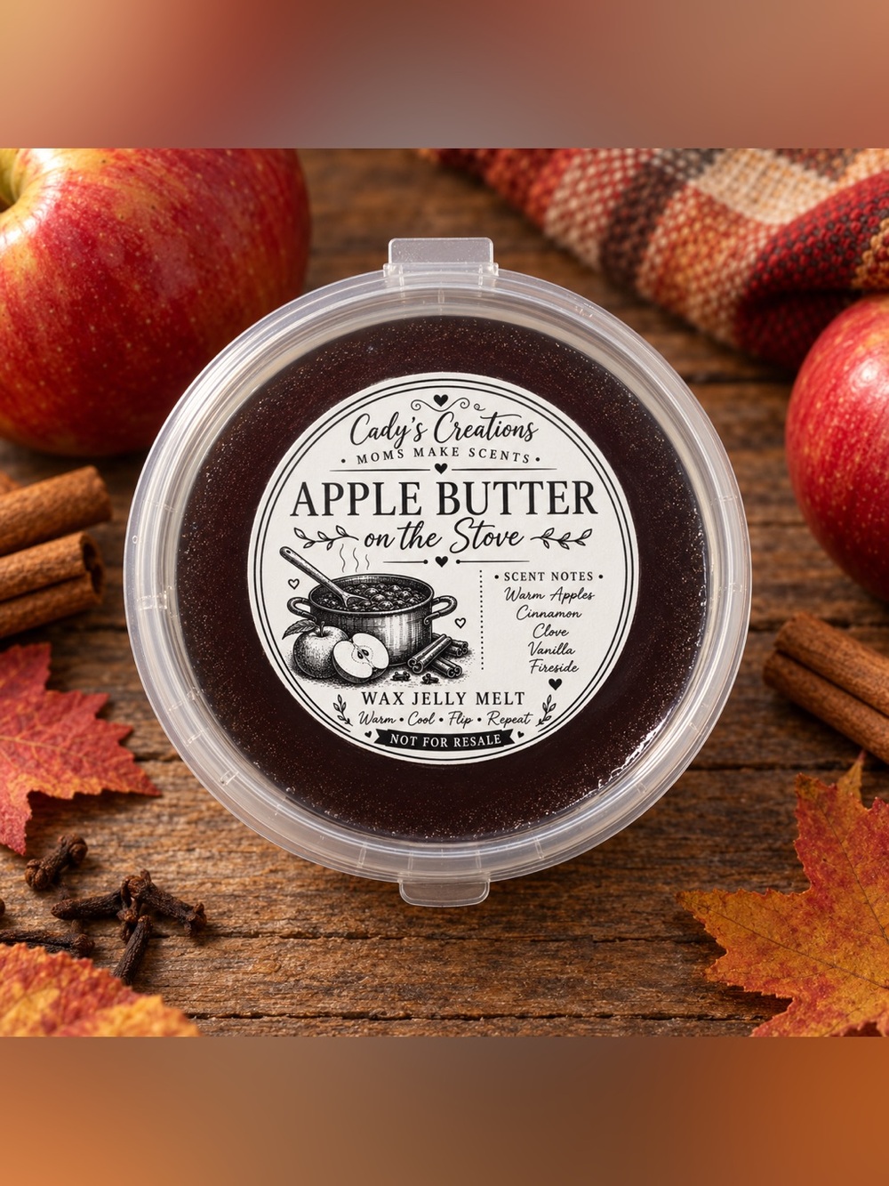 Apple Butter on the Stove Wax Jelly Melt